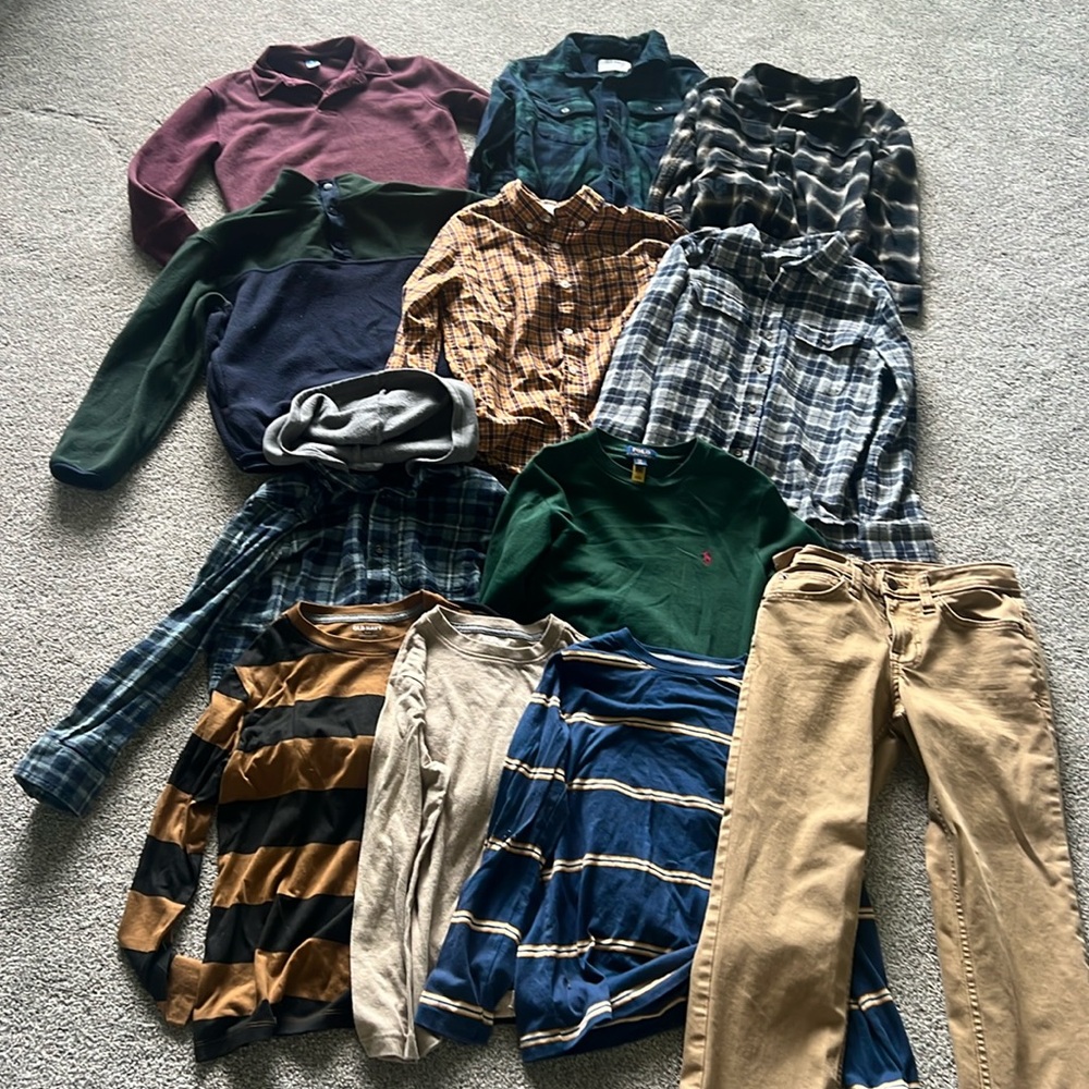 Boys size 8 clothing lot
